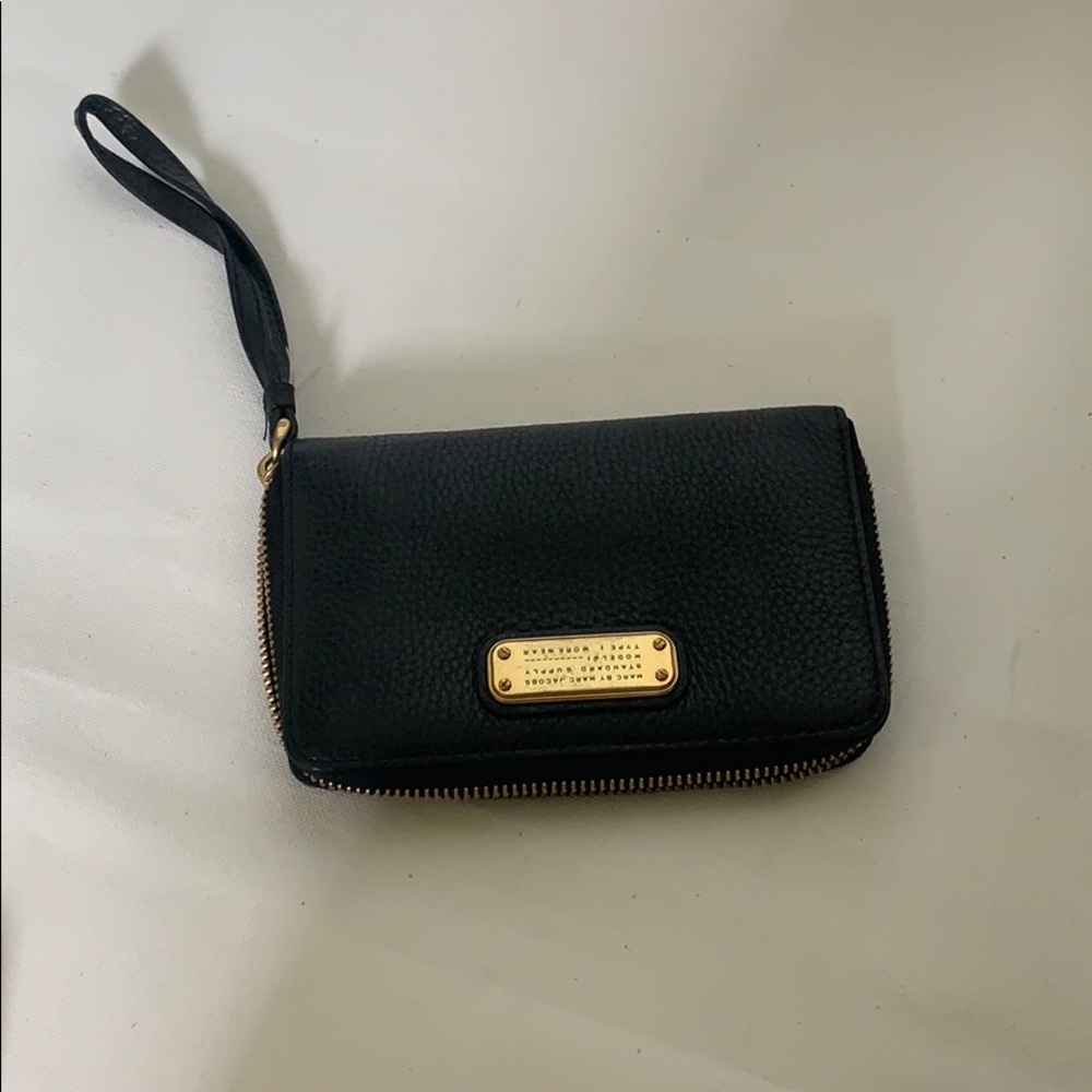 Black leather Marc Jacobs wallet